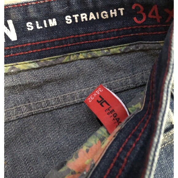 Jordan Craig Legacy Edition Jeans Mens 34x32 Artisan Series Bleached Distressed - Picture 11 of 16